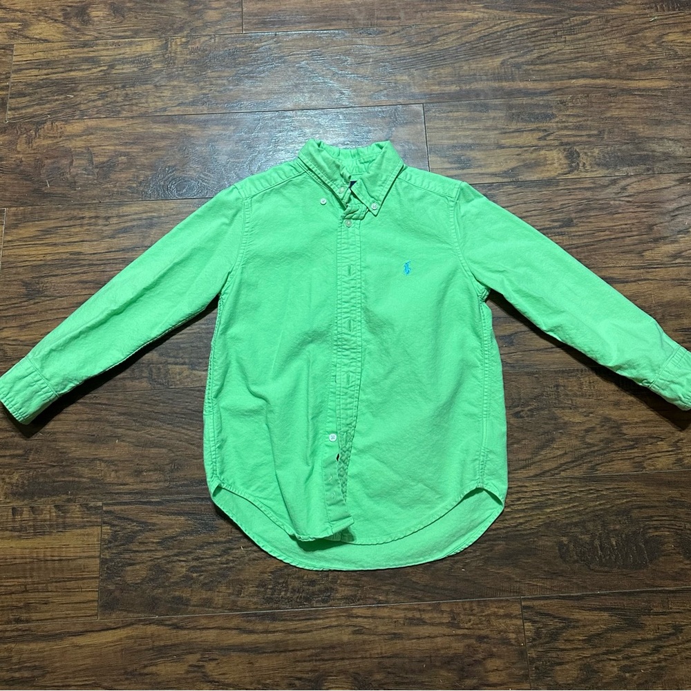 Ralph Lauren Bright Green Shirt